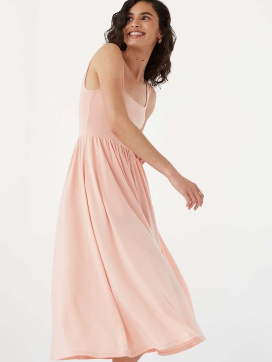 Wilfred Dresses & Skirts - Wilfred Women’s Soft Pink Sleeveless Midi Dress 100% Lyocell